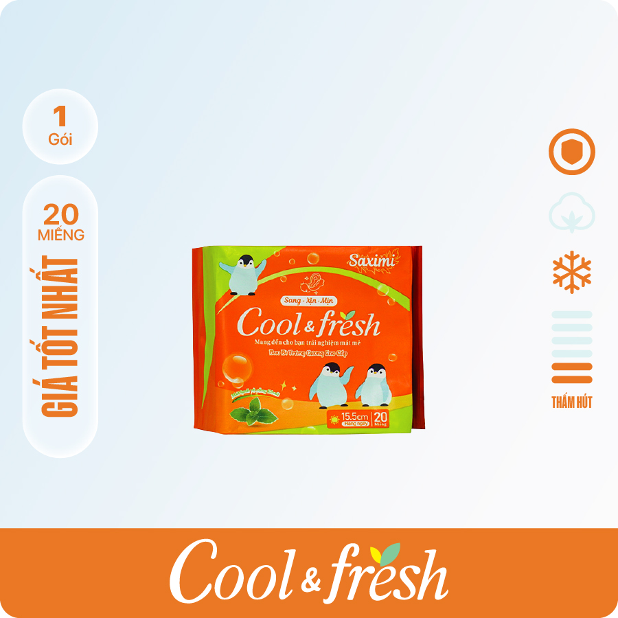 Băng vệ sinh Saximi hằng ngày loại Cool fresh