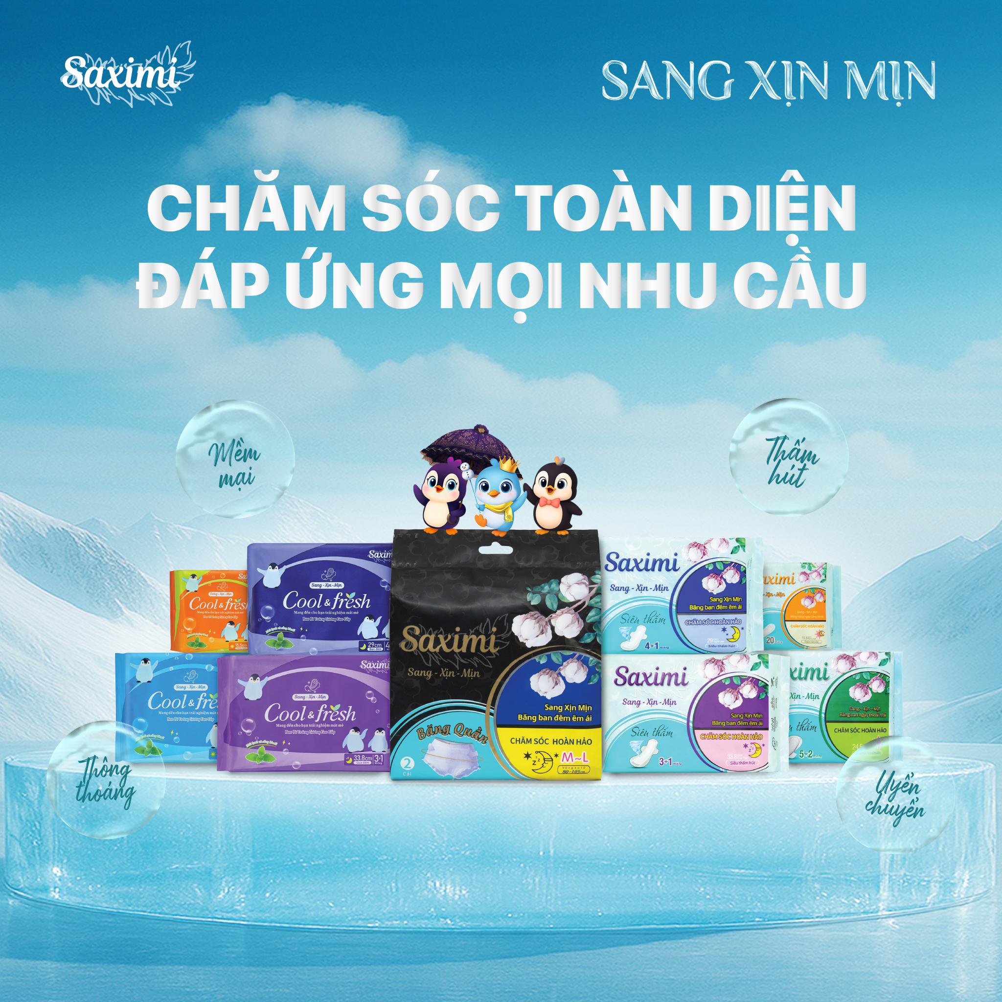 Băng vệ sinh Saximi