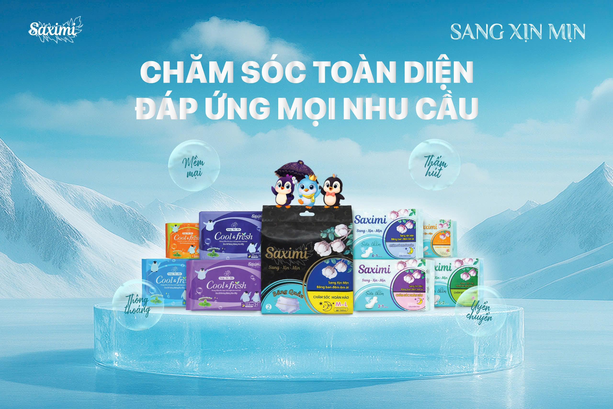 Băng vệ sinh Saximi