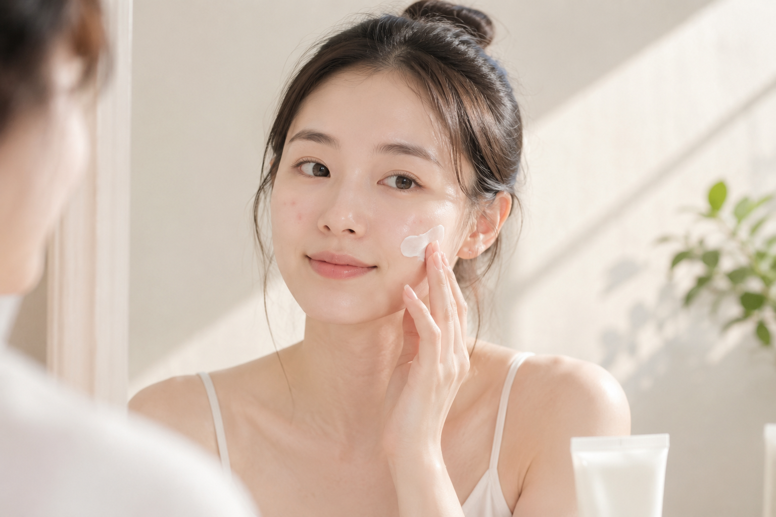 bị mụn có nên bôi kem chống nắng không